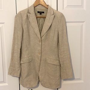 Brooks Brothers Milano fit linen blazer